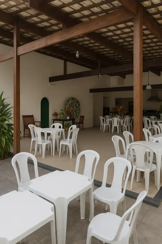 Foto da area externa do recanto