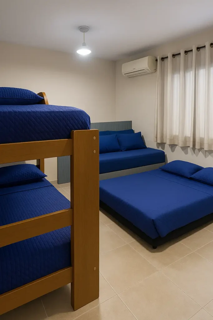 Foto do quarto do recanto